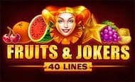Fruits and Jokers: 40 Lines 10 Free Spins No Deposit required