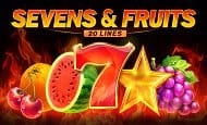 Sevens & Fruits: 20 Lines 10 Free Spins No Deposit required