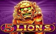5 lions 10 Free Spins No Deposit required