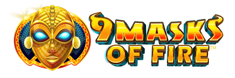 9 Masks of Fire Slot Logo