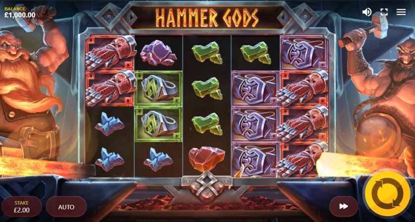 Hammer of Gods Slot Gameplay