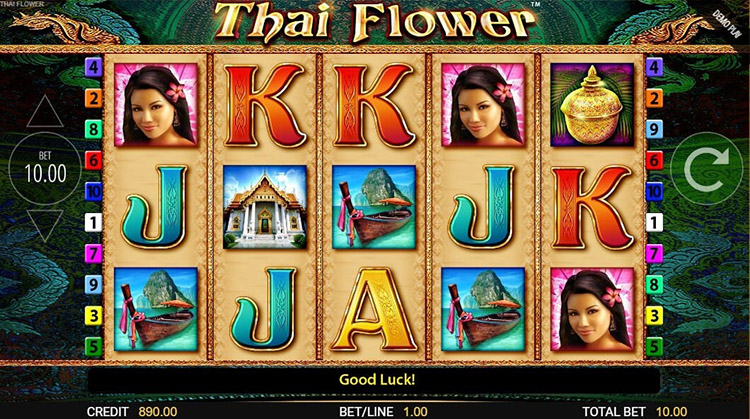 Thai Flower Slot Gameplay