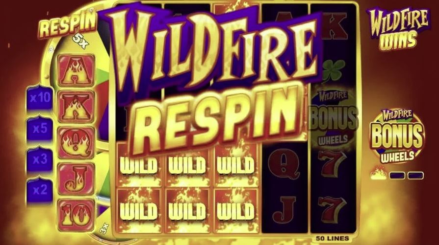 Wildfire Wins Slot Bonus Feature